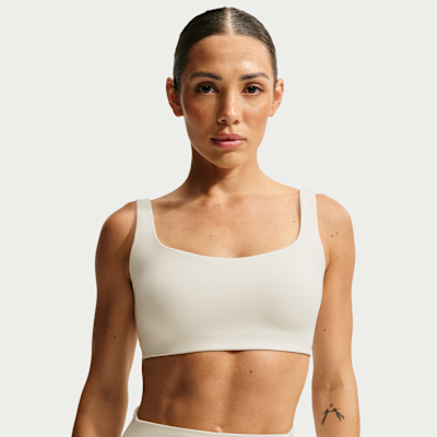 NIKE公式】NikeSKIMS Matte ウィメンズ スクープネック ブラ